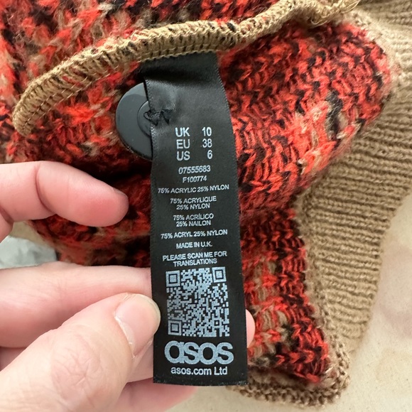 ASOS Chunky Cardigan in Leopard - Picture 9 of 10